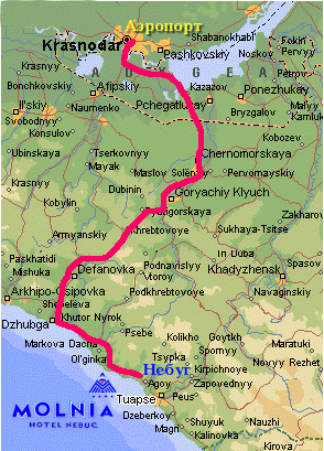Карта побережья края